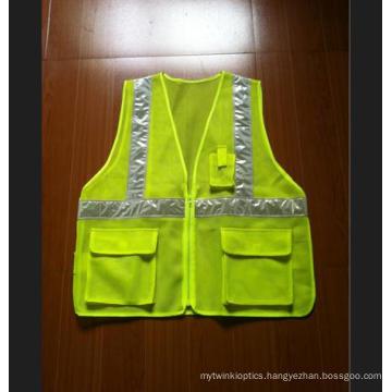 Mesh Reflective Safety Vest with Crystral Tape, Meet En